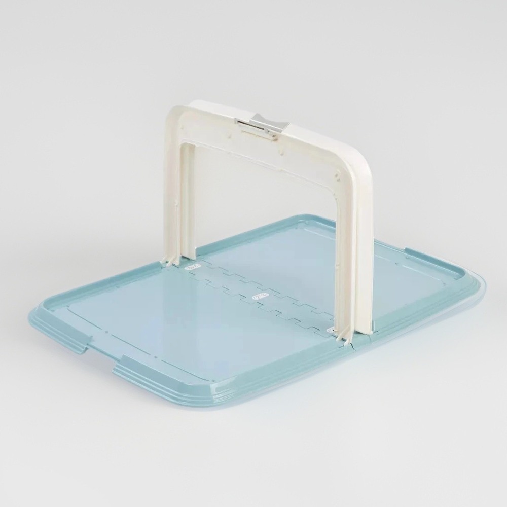 IRIS USA Neat N Dry Extra Large Pet Training Pad Holder Fits 23.5"x35.5" Blue